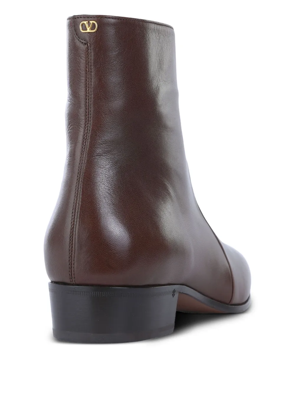 Valentino Garavani 30mm leather zip boots | Desert Boots | Image 2