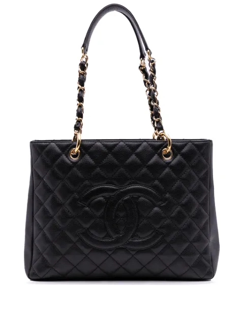 CHANEL Pre-Owned 2006-2008 Caviar Grand Shopping tote bag