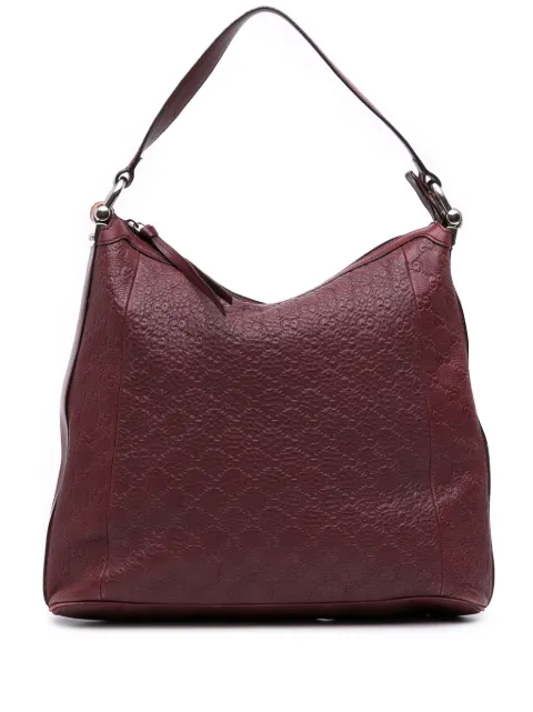 Gucci Pre-Owned 2016-2025 Guccissima Bamboo D Ring Hobo shoulder bag