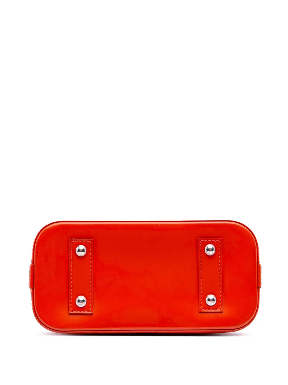 Pre-owned Louis Vuitton 2013 Epi Alma Bb Satchel In Orange