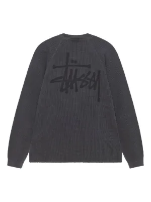 Stüssy ワッフル ロングTシャツ | ブラック | FARFETCH JP