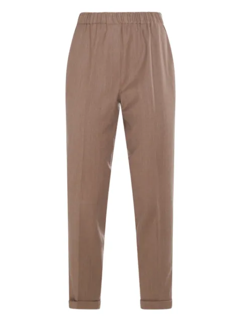 Antonelli elastic-waist trousers