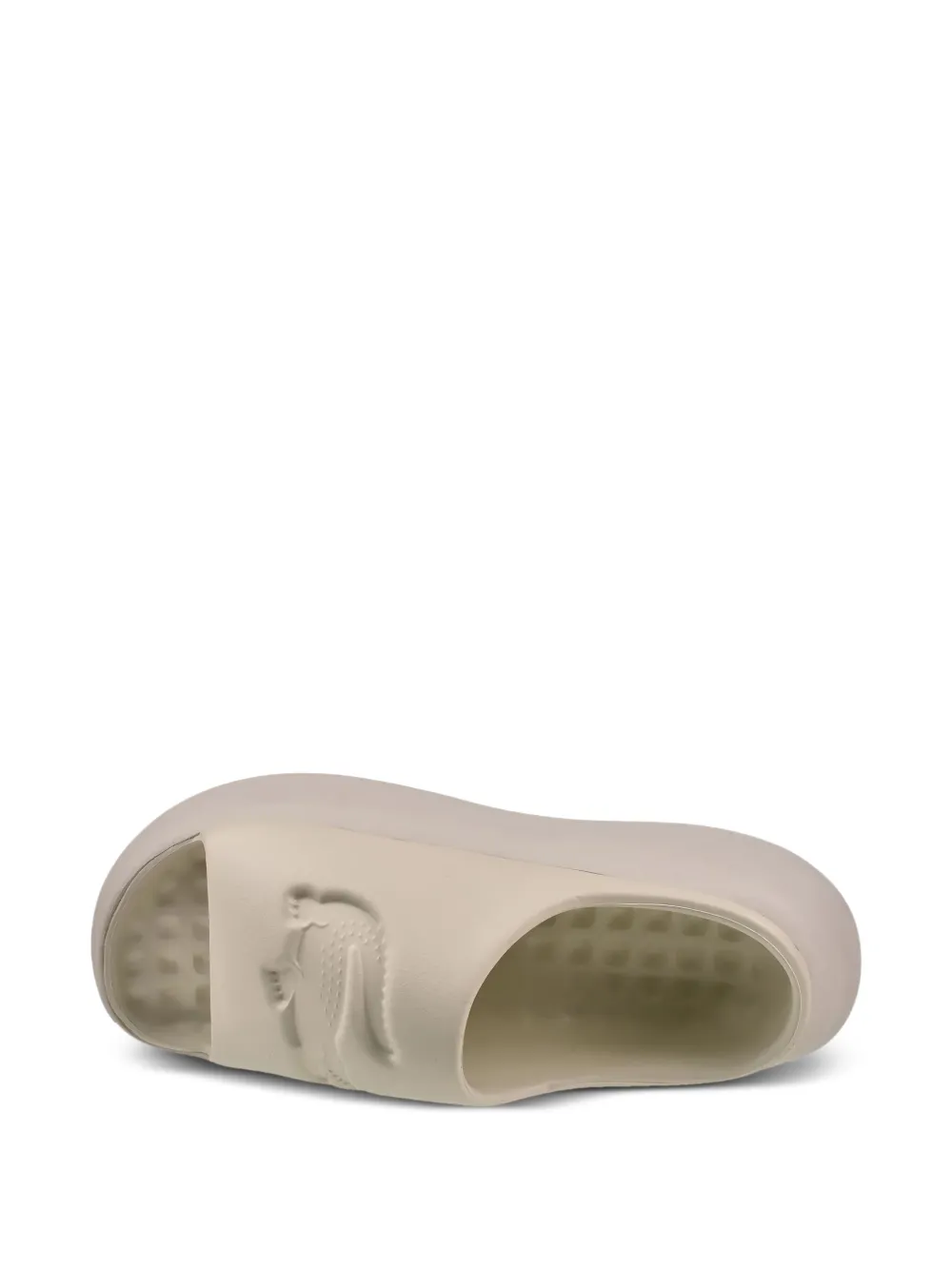 Lacoste Serve Slide 3.0 crocodile-logo sandals - Wit