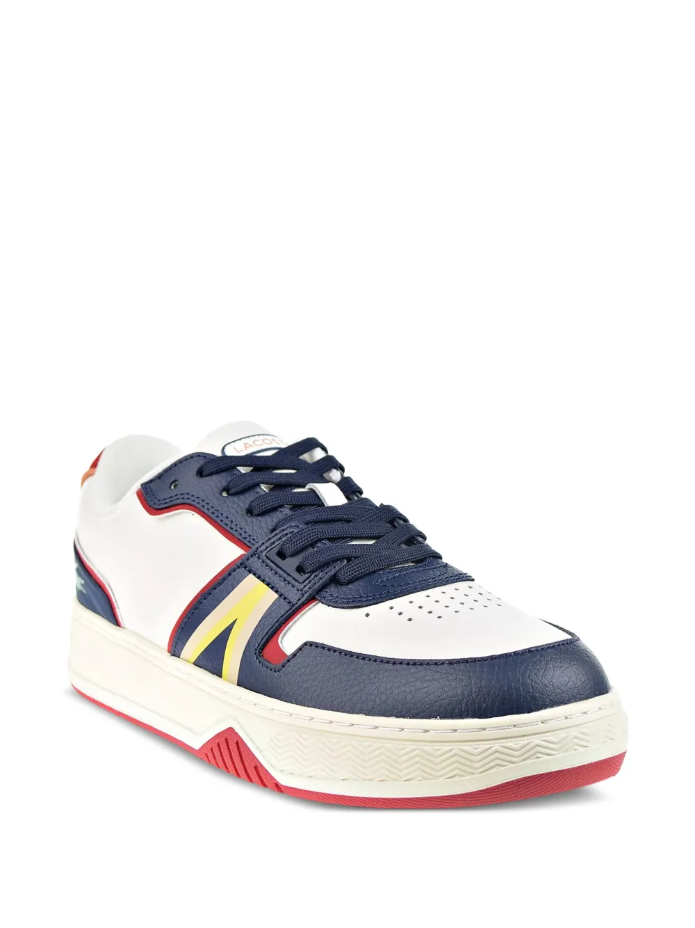 Lacoste L001 panelled low-top sneakers White