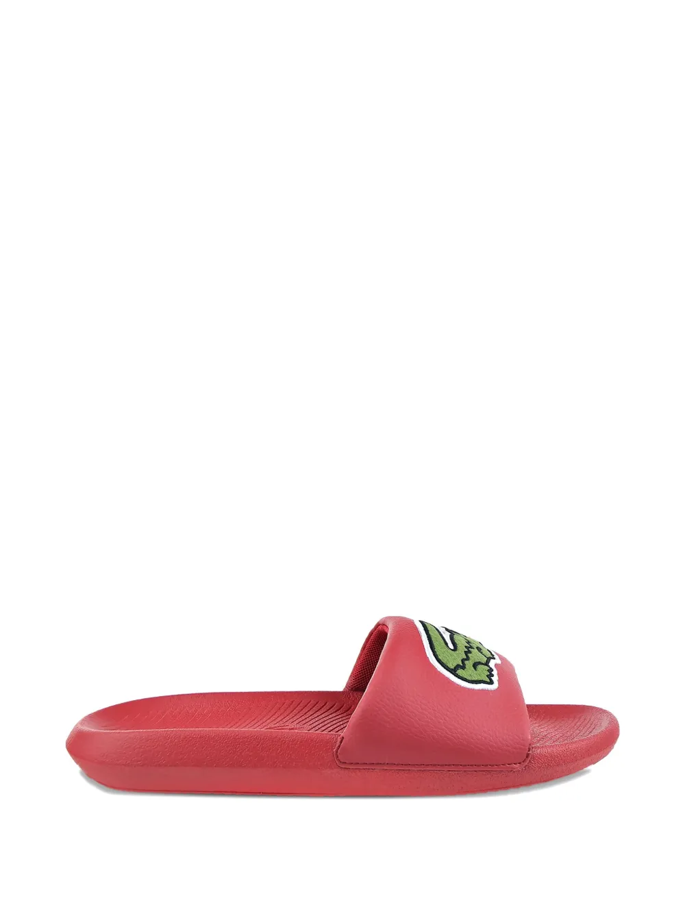 Lacoste Croco slides Red