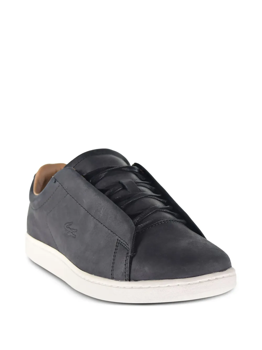 Lacoste Carnaby Evo Easy leren sneakers Zwart