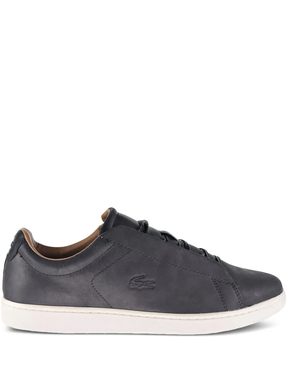 Lacoste Carnaby Evo Easy leren sneakers Zwart