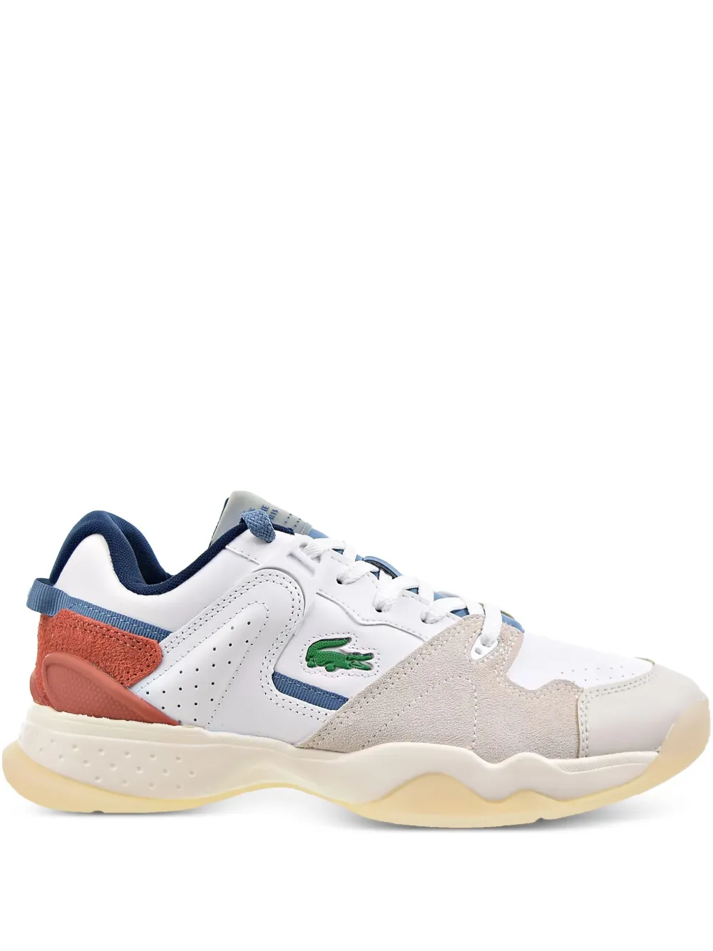 Lacoste T-Point sneakers met vlakken Wit