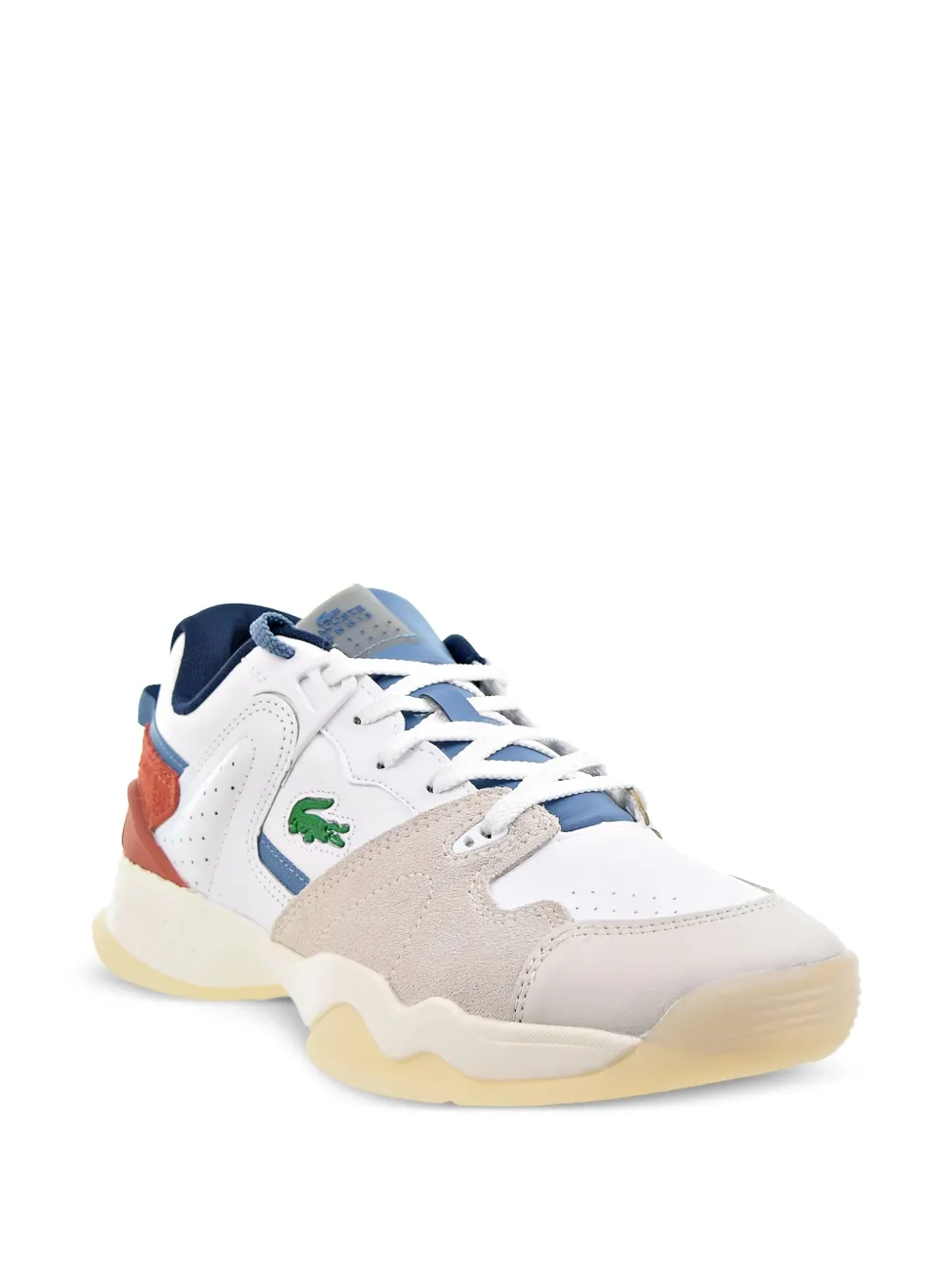 Lacoste T-Point sneakers met vlakken Wit