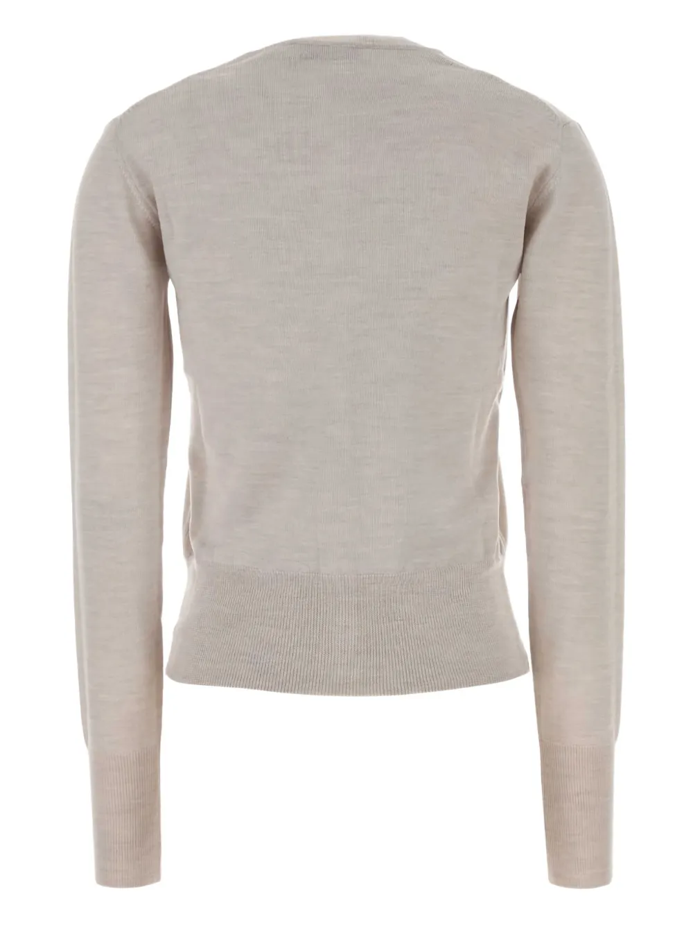 Vivienne Westwood Orb-embellished Virgin-wool Cardigan In Gray