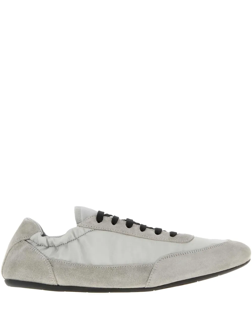 Prada Collapse suede sneakers Beige