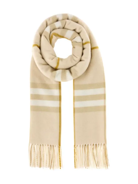 Burberry checked cashmere scarf