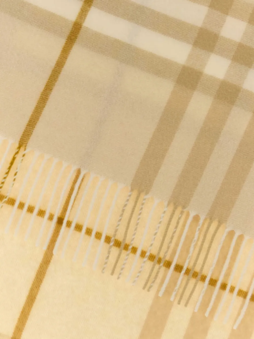 Burberry checked cashmere scarf | Women | Image 2