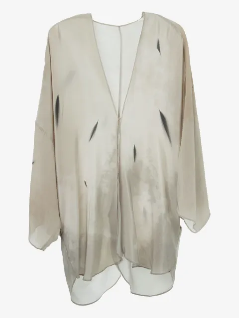 YANGKEHAN V-neck silk blouse 