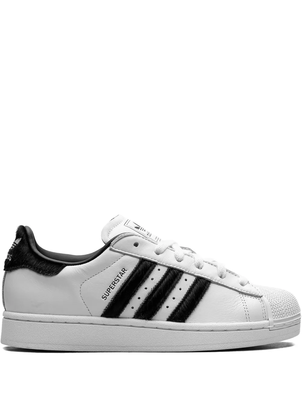 adidas Superstar II pony-hair sneakers White