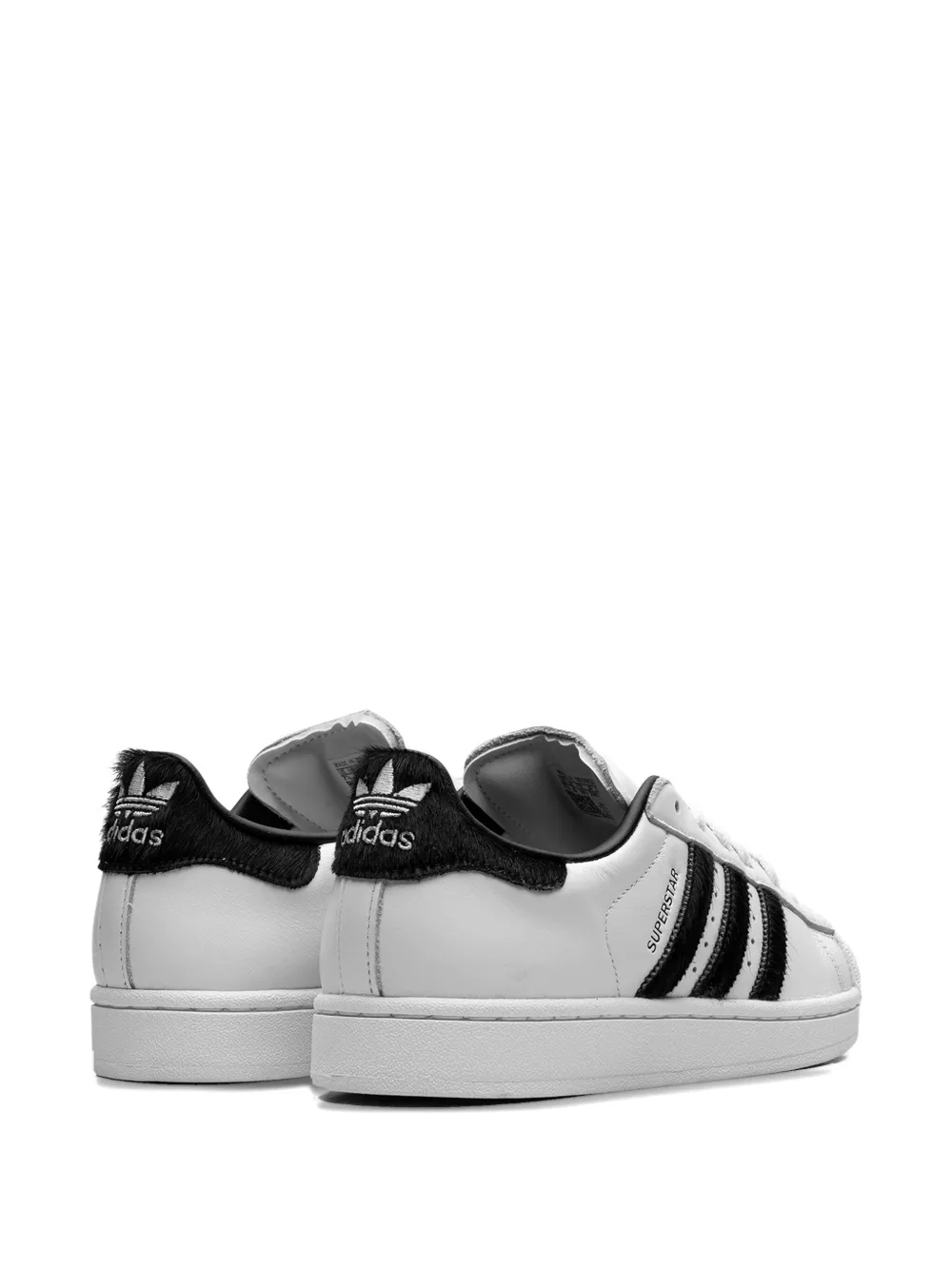 adidas Superstar II pony-hair sneakers White