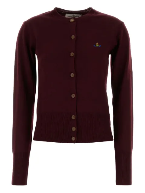 Vivienne Westwood orb-embellished virgin-wool cardigan