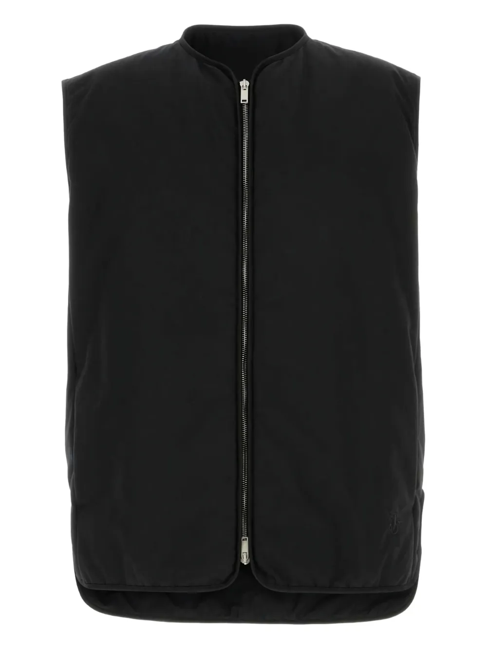 Jil Sander zip-front quilted gilet | Black | Image 1