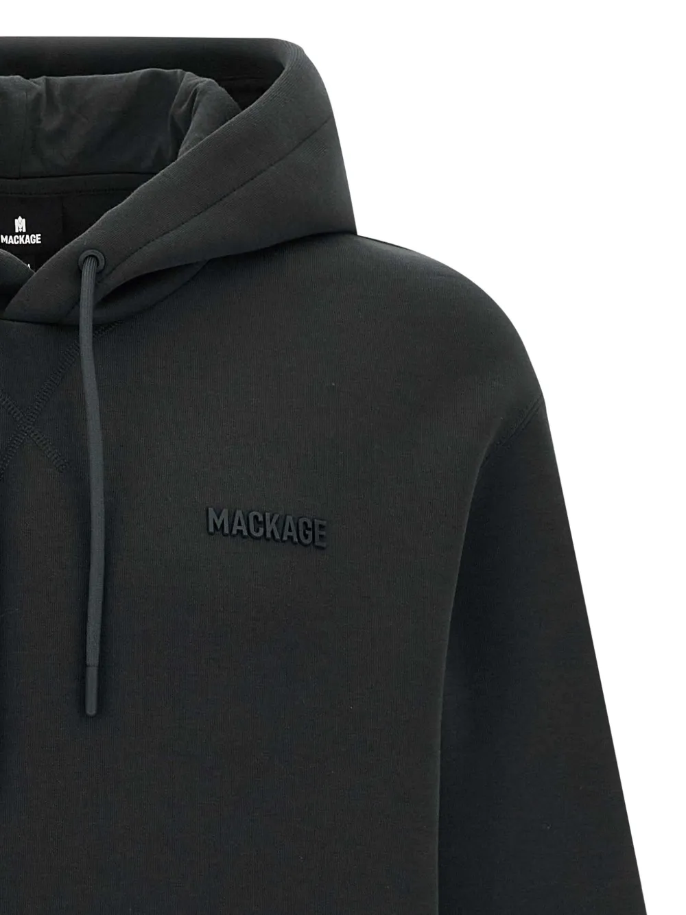 Mackage Hooded Knitwear Featuring Front Pocket In Black