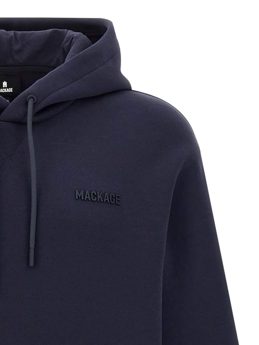 Mackage Hooded Sweatshirt With Drawstring And Pocket In Blue