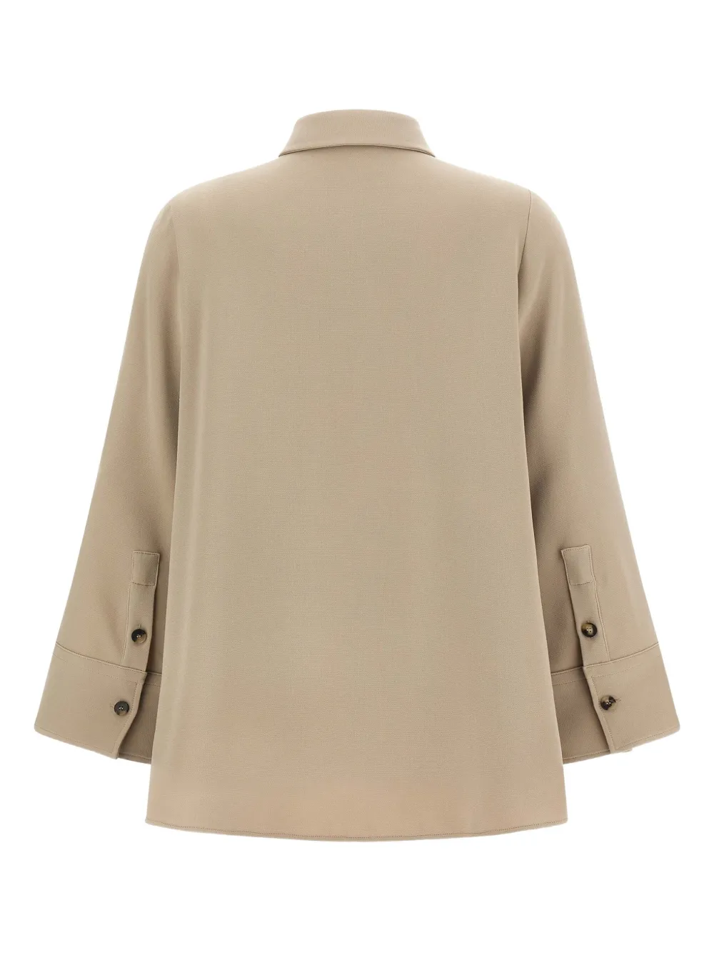 Alberto Biani concealed-button shirt - Beige