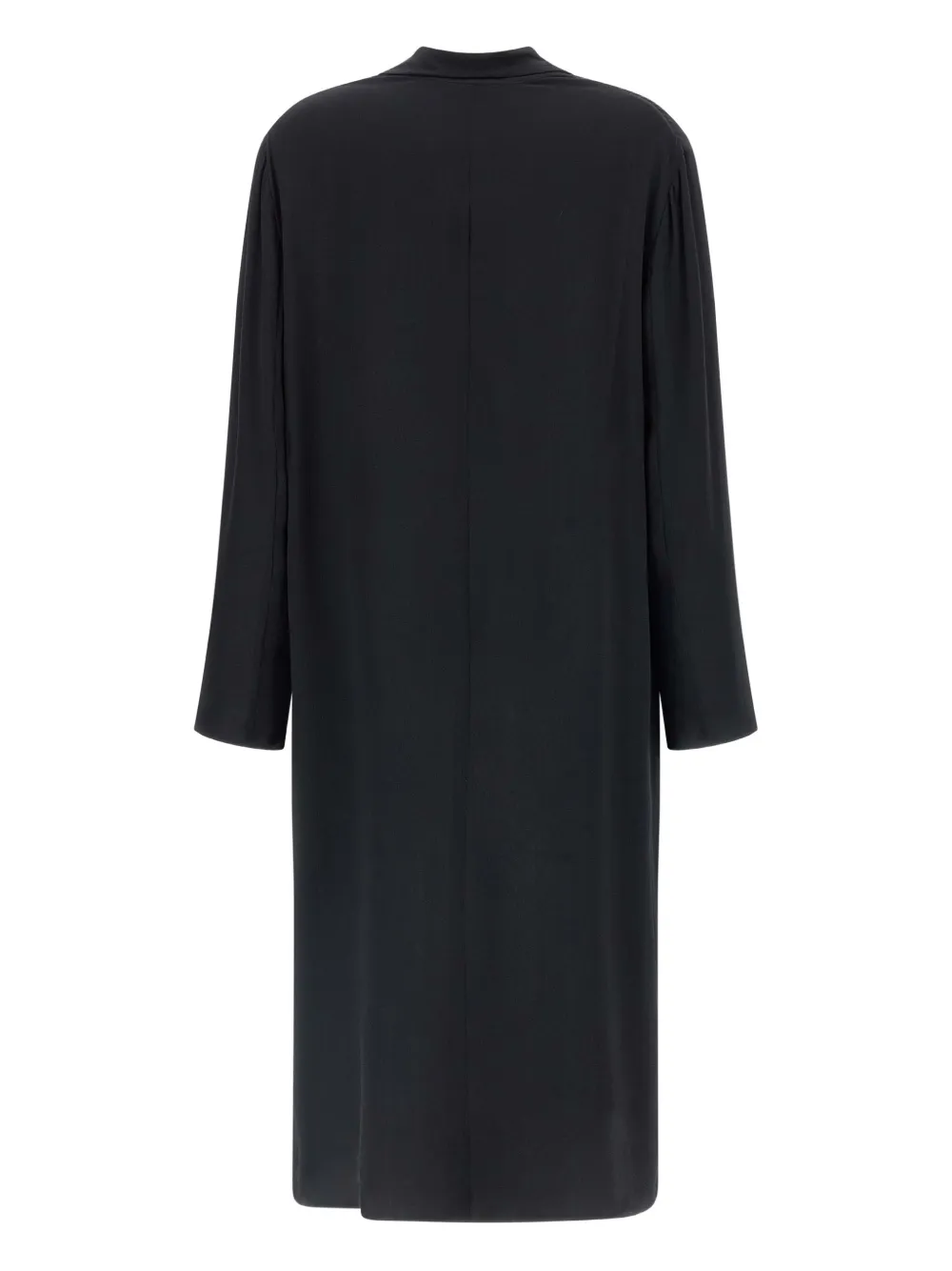 Alberta Ferretti shawl-collar silk georgette coat | Single Breasted Coats | Image 2