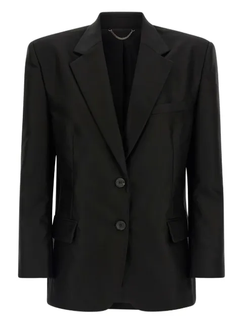 Magda Butrym flower-appliqué single-breasted blazer