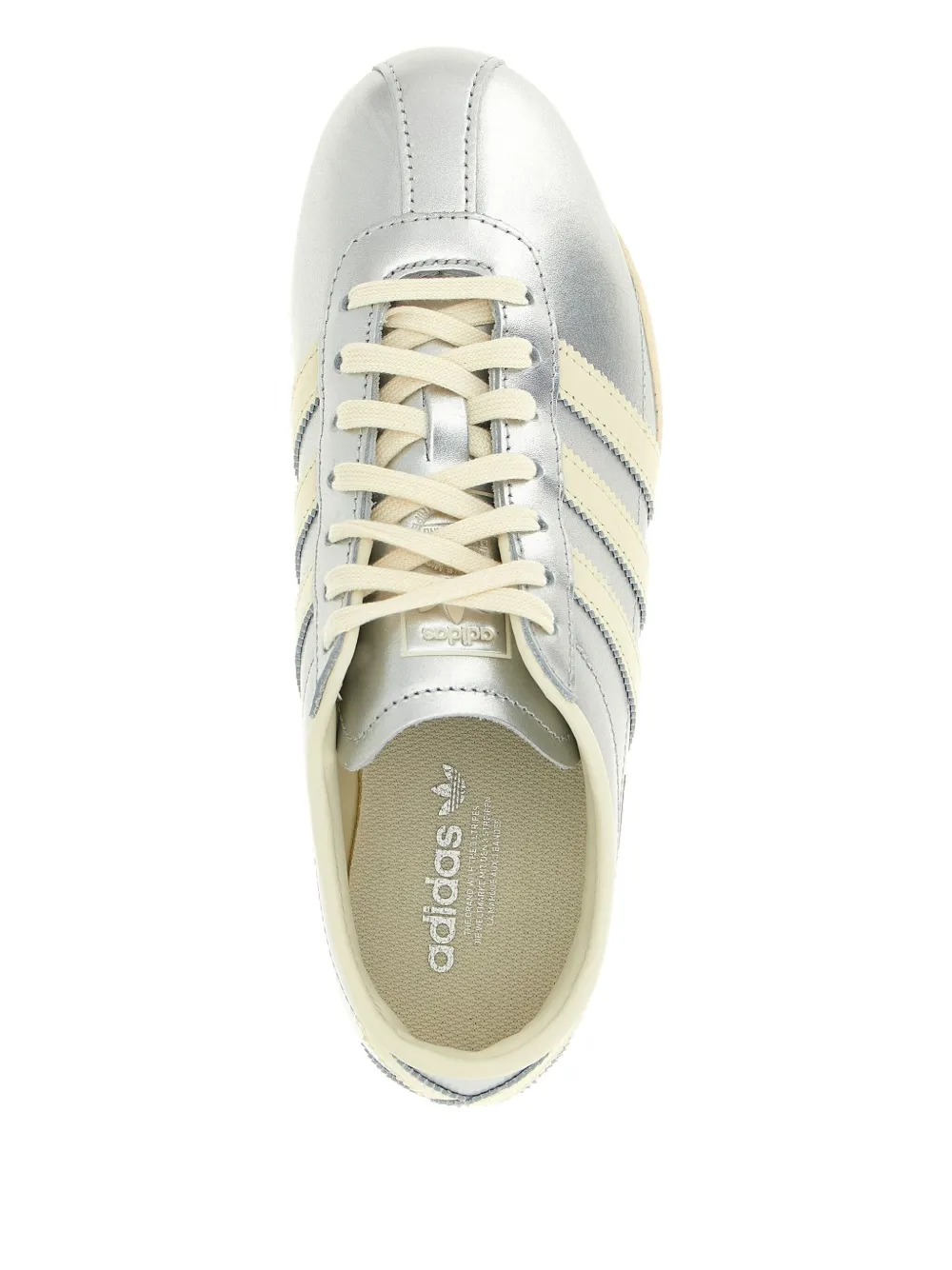 adidas Tokyo leather three-stripe sneakers Grey