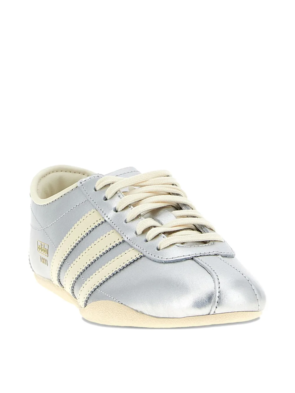 adidas Tokyo leather three-stripe sneakers Grey