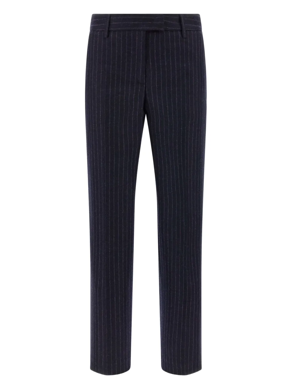 Alberto Biani Franca pinstripe wool trousers | Purple | Image 1