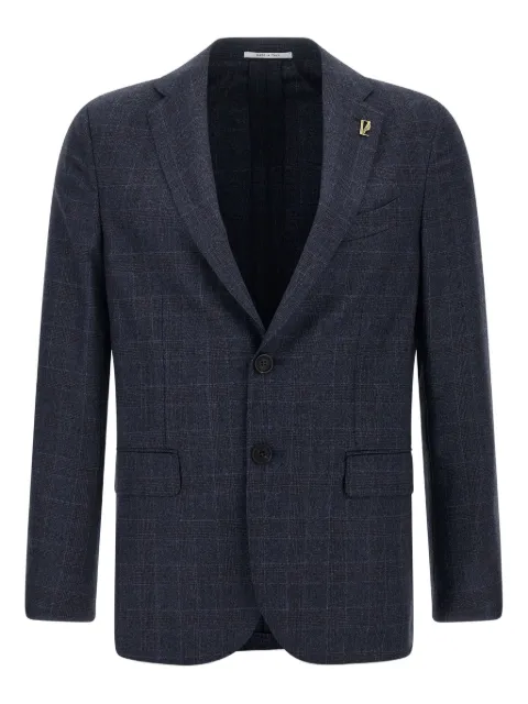 Pal Zileri Brera check single-breasted blazer