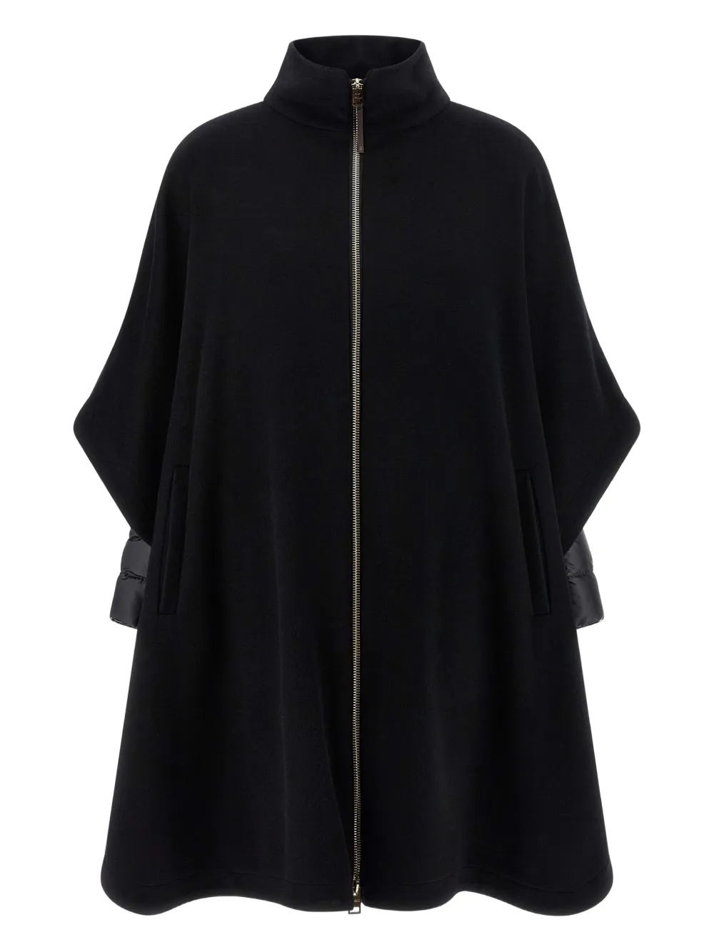 Herno wool-padded cape | Black | Image 1