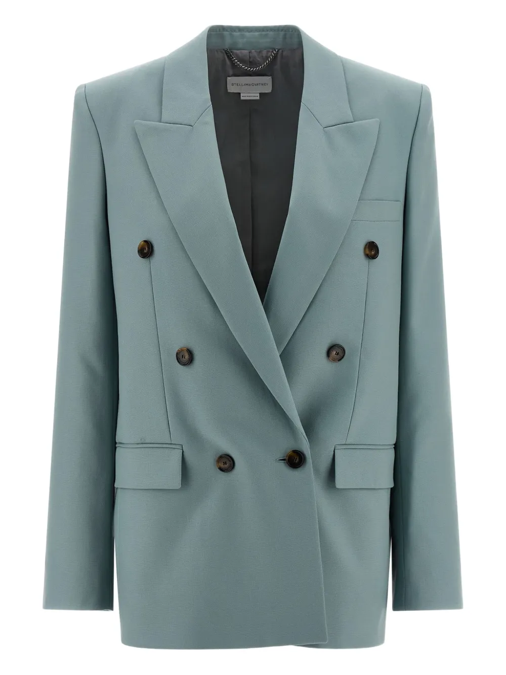 Stella McCartney double-breasted peak-lapel blazer | Blue | Image 1