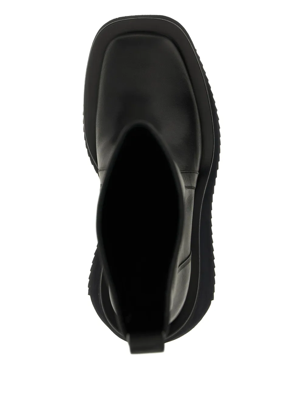Rick Owens 14mm Factory Topstitching Platform Boots In Black