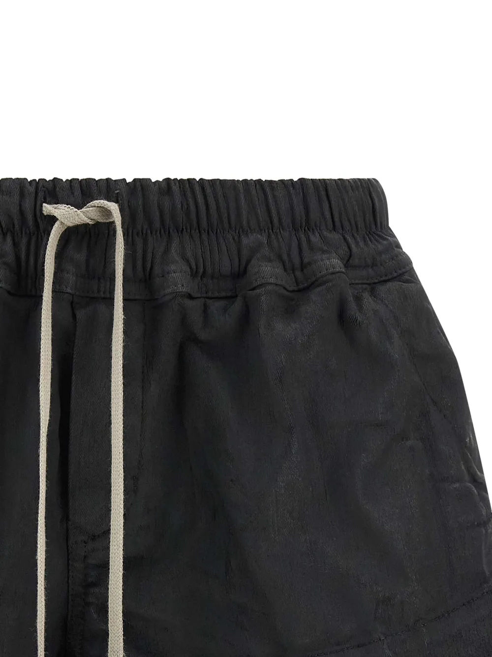 Rick Owens Drkshdw Layered Design Shorts Side Slits In Black