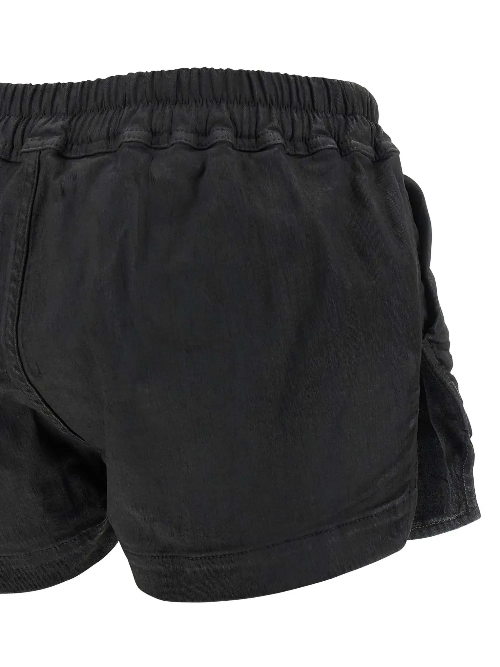 Rick Owens Drkshdw Layered Design Shorts Side Slits In Black