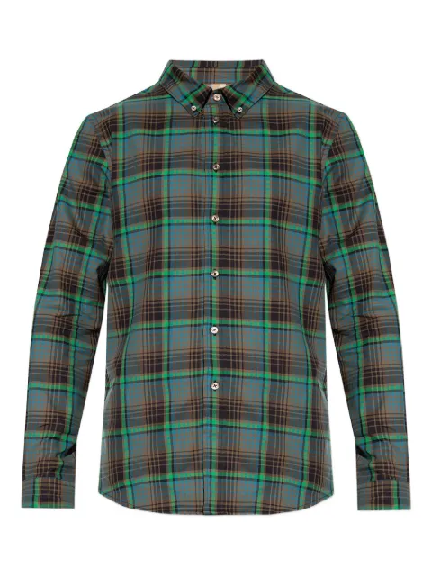Paul Smith checked buttoned shirt