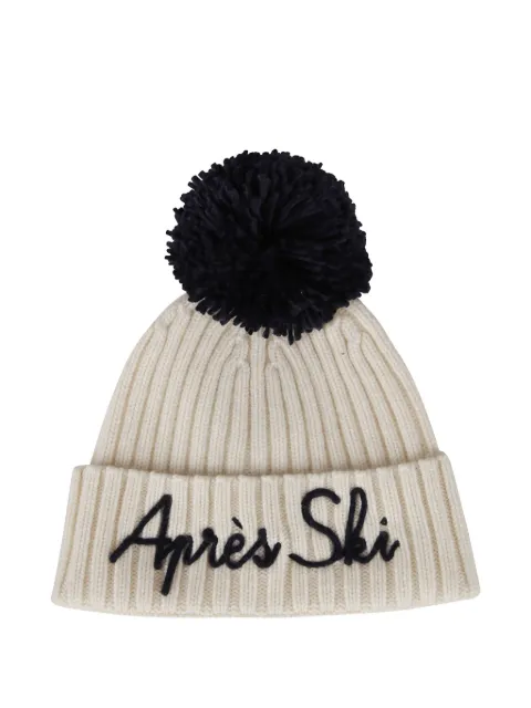 MC2 Saint Barth pompom lettering beanie hat