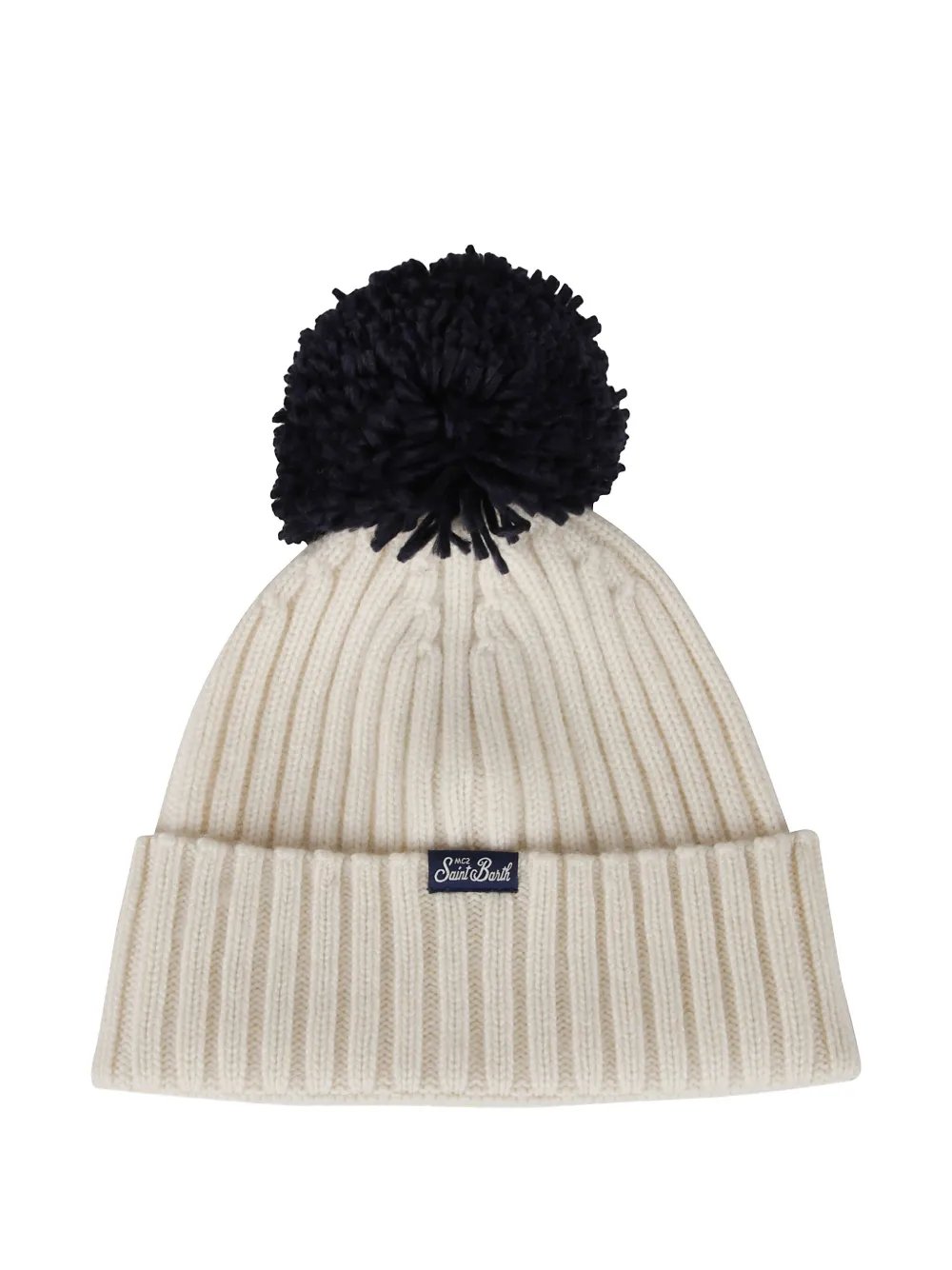 MC2 Saint Barth pompom lettering beanie hat | Image 2