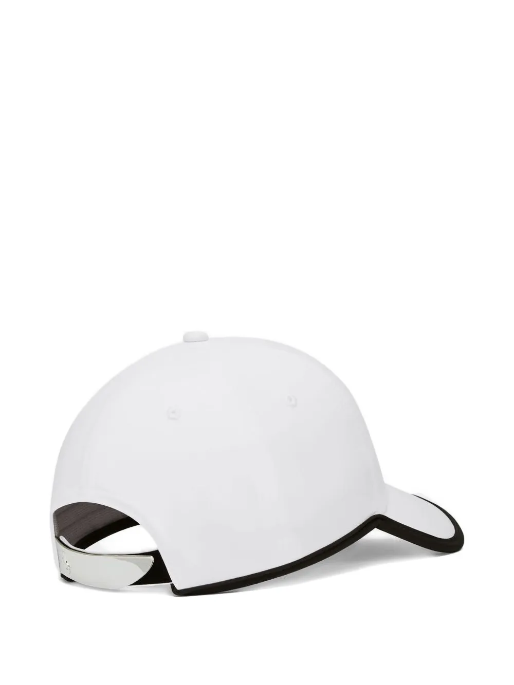 Ferrari Logo-plaque Baseball Cap In White