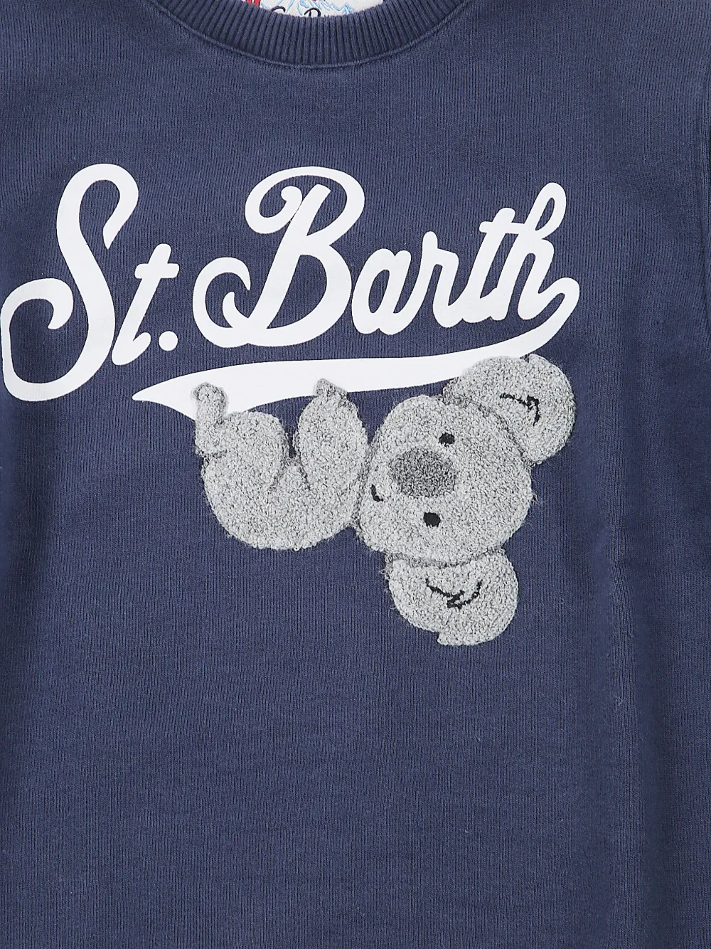 Mc2 Saint Barth Hutton Appliqué Sweatshirt In Blue