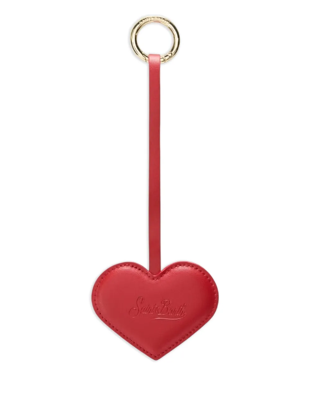 MC2 Saint Barth Chaveiro de couro com coração | Vermelho | Image 1