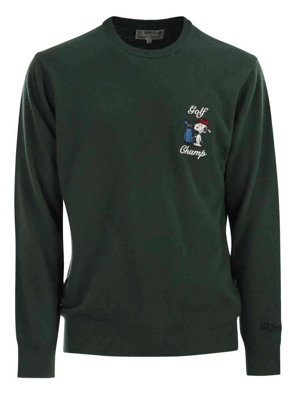 MC2 Saint Barth Heron  embroidered sweater | Green | Image 1