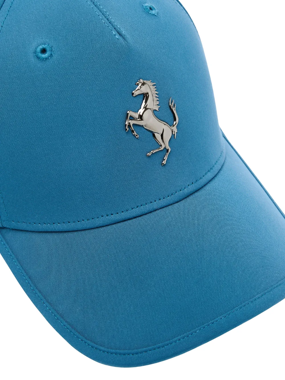 Ferrari logo-plaque baseball cap Blauw