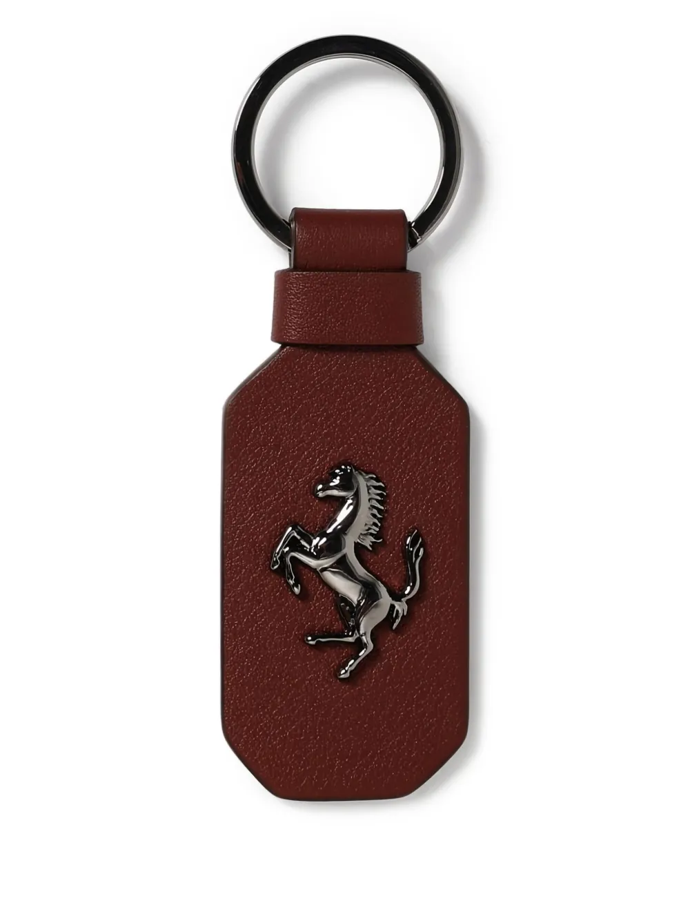 Ferrari nyckelring i läder | brun | Image 1
