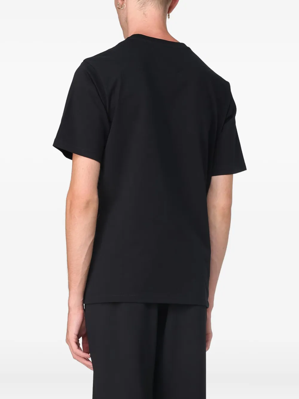 Ferrari Black Cotton T-shirt