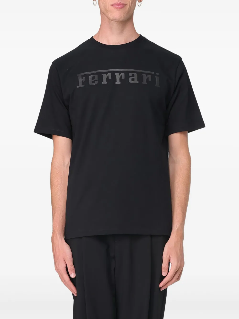 Ferrari playera con logo estampado | negro | Image 1