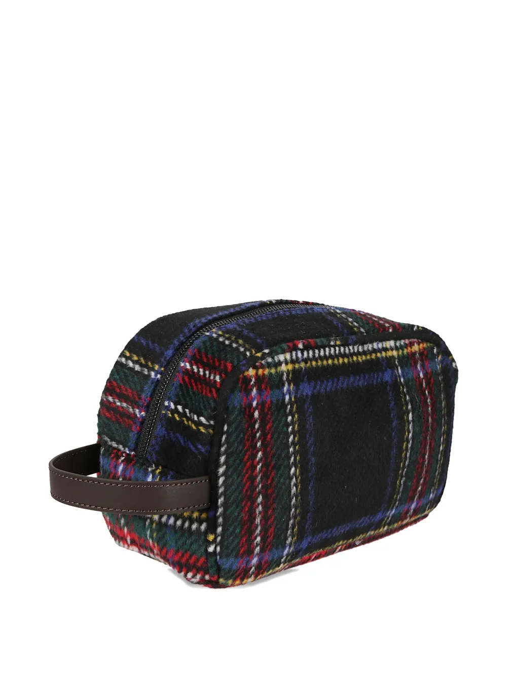 Mc2 Saint Barth Tartan Handle Beauty Case In Multi