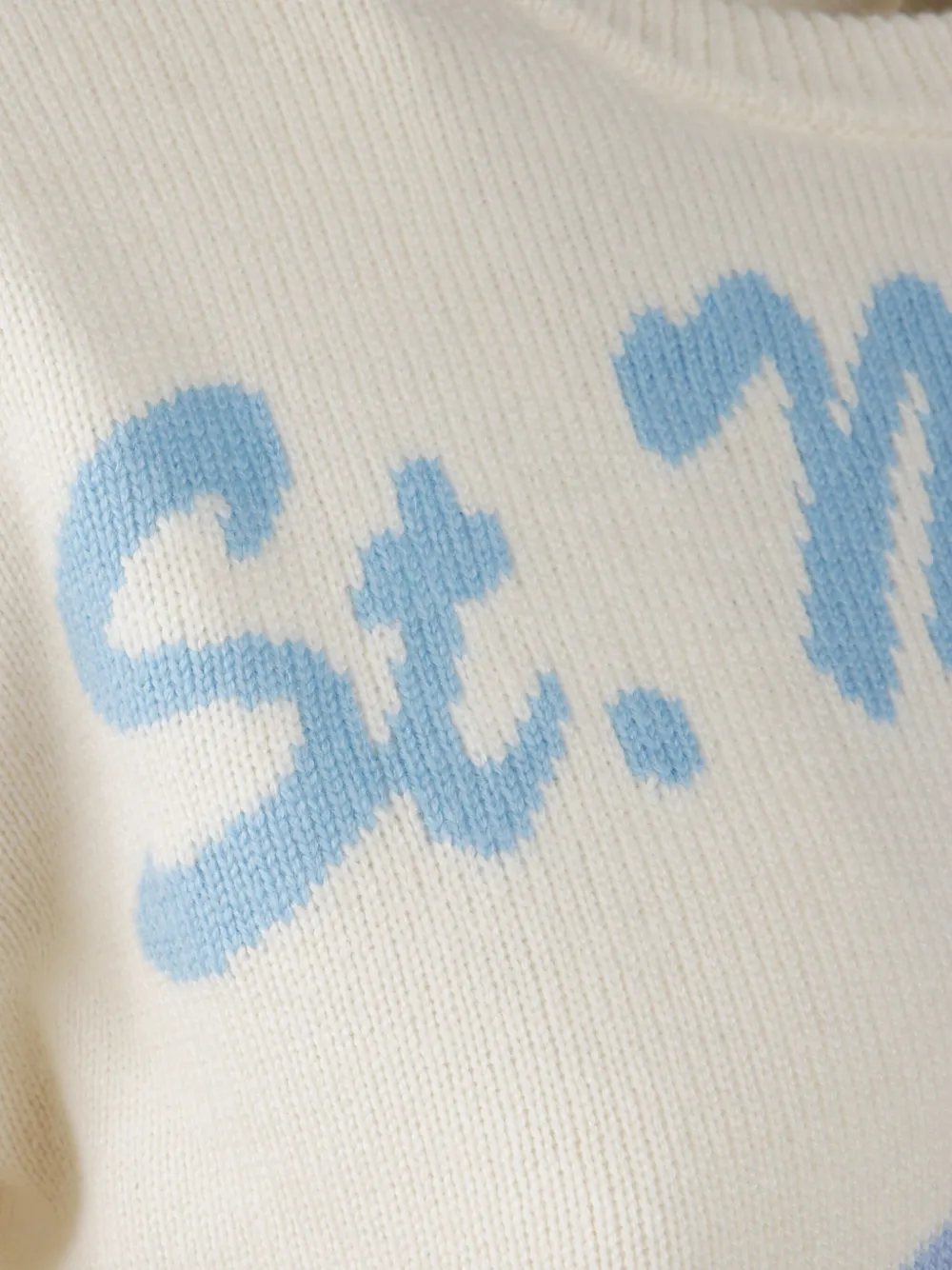 Mc2 Saint Barth New Queen Sweater In Animal Print