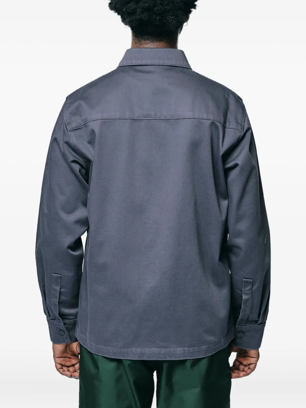 GR10K Shirtjack met borstzak Grijs